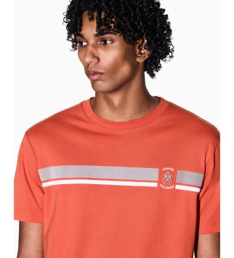 A|X Armani Exchange T-shirt Stripe rust