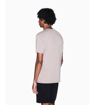 A|X Armani Exchange Regulan T-shirt with taupe band