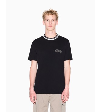 A|X Armani Exchange Majica regularnega kroja s ?rnim kontrastnim profilom