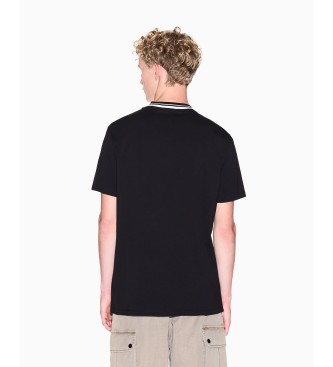 A|X Armani Exchange Majica regularnega kroja s ?rnim kontrastnim profilom
