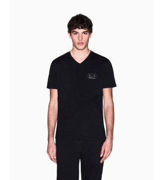 A|X Armani Exchange Regular T-shirt i bomuld, sort