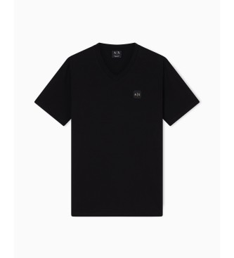 A|X Armani Exchange V neck T-shirt black