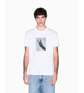 A|X Armani Exchange T-shirt � main blanc