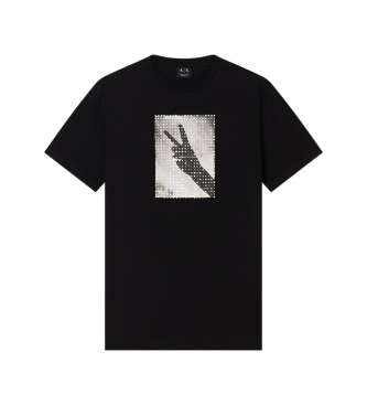 A|X Armani Exchange T-shirt noir imprim�