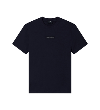 A|X Armani Exchange Marineblaues Freizeit-T-Shirt