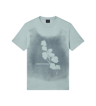 A|X Armani Exchange Blue printed T-shirt
