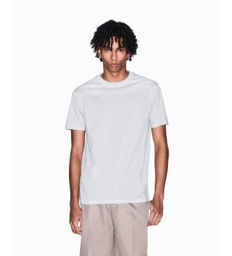 A|X Armani Exchange Majica Regular Fit Ollover Logo siva
