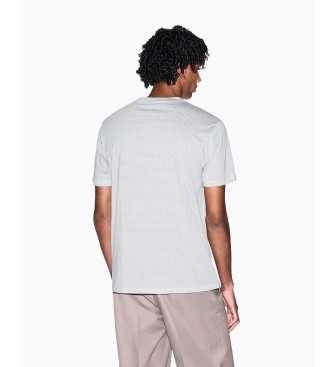A|X Armani Exchange Majica Regular Fit Ollover Logo siva