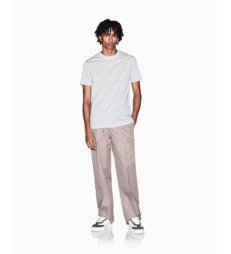 A|X Armani Exchange Majica Regular Fit Ollover Logo siva