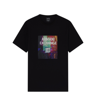 A|X Armani Exchange Oprijeta majica ?rna