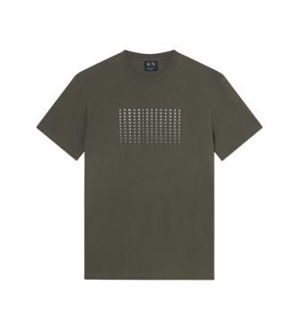 A|X Armani Exchange maglietta verde slim fit