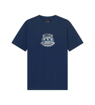 A|X Armani Exchange Logo T-shirt blue