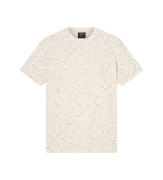 A|X Armani Exchange White casual t-shirt