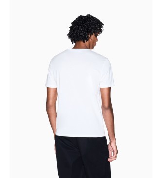 A|X Armani Exchange Hvid slim fit t-shirt