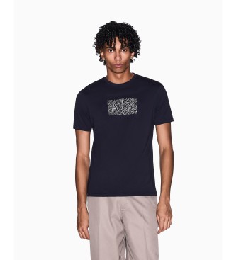 A|X Armani Exchange T-majica Premium Navy