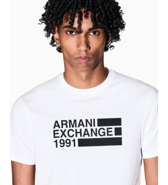 A|X Armani Exchange Logo-T-Shirt wei�