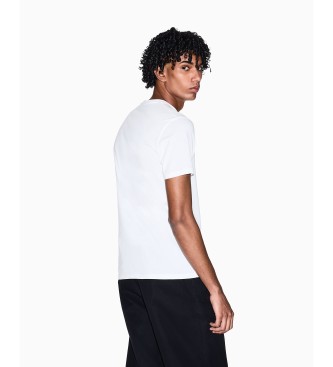 A|X Armani Exchange Logo-T-Shirt wei�