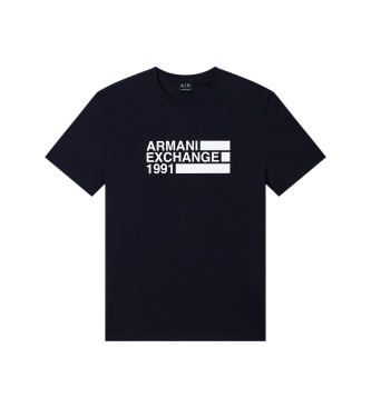 A|X Armani Exchange T-shirt blanc bleu