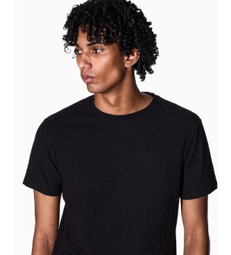 A|X Armani Exchange T-shirt slim � col ras du cou noir