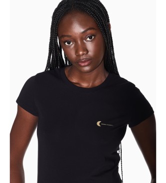 A|X Armani Exchange T-shirt Eleganza preta