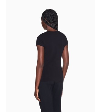 A|X Armani Exchange T-shirt Eleganza preta
