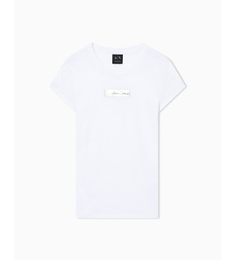 A|X Armani Exchange White knitted T-shirt