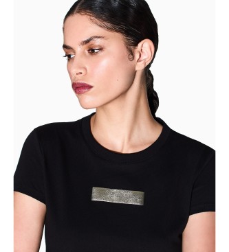 A|X Armani Exchange Black knitted T-shirt