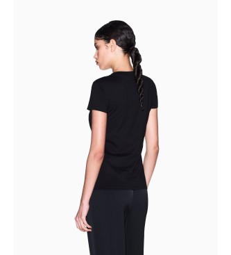 A|X Armani Exchange Black knitted T-shirt