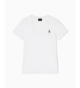 A|X Armani Exchange T-shirt d�contract� blanc