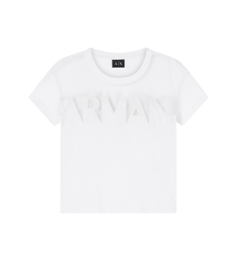 A|X Armani Exchange T-shirt blanc transparent