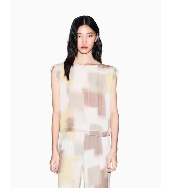 A|X Armani Exchange Veelkleurige boxy blouse
