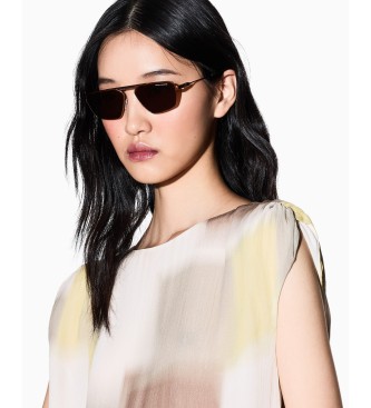 A|X Armani Exchange Veelkleurige boxy blouse