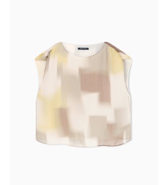 A|X Armani Exchange Veelkleurige boxy blouse