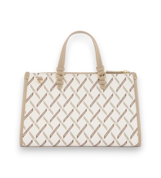 A|X Armani Exchange Top bag blanc cassé