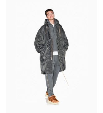 A|X Armani Exchange Trench grigio oversize
