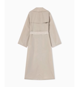 A|X Armani Exchange Beige Trench Coat