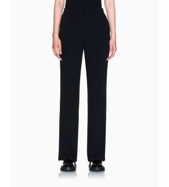 A|X Armani Exchange Black high rise trousers