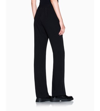 A|X Armani Exchange Black high rise trousers