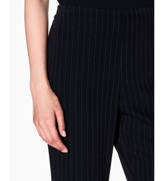 A|X Armani Exchange Black high rise trousers