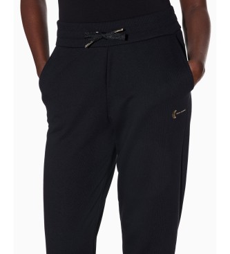 A|X Armani Exchange Sorte joggingbukser med sn�re
