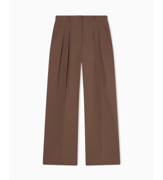 A|X Armani Exchange Brown High Trousers