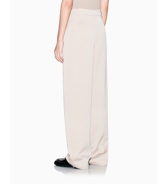 A|X Armani Exchange Straight beige trousers