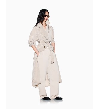 A|X Armani Exchange Straight beige trousers