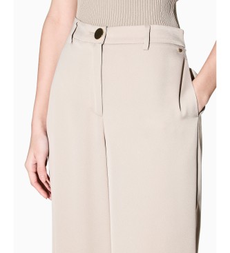 A|X Armani Exchange Straight beige trousers