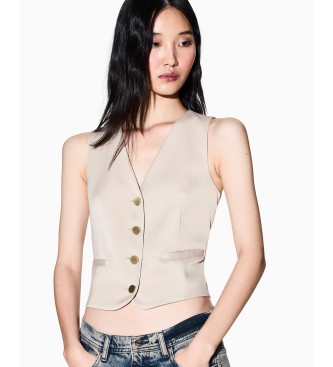A|X Armani Exchange Lässige Weste beige