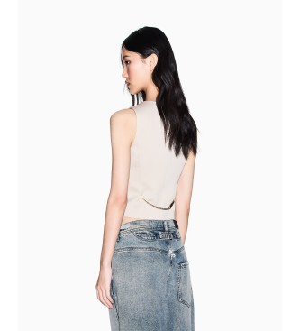 A|X Armani Exchange Lässige Weste beige