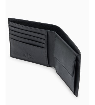 A|X Armani Exchange Portefeuille avec logo noir