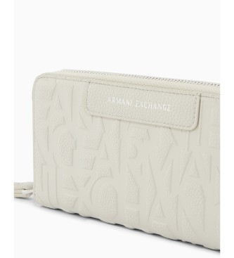 A|X Armani Exchange Denarnica Tekstura bež