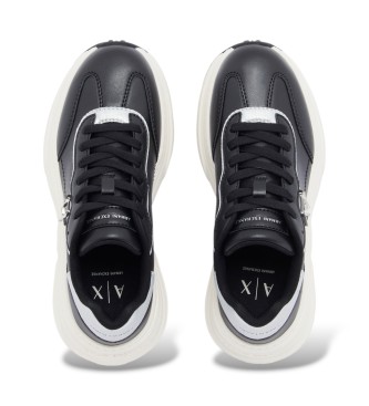 A|X Armani Exchange Sneakers med tjock gummisula i svart