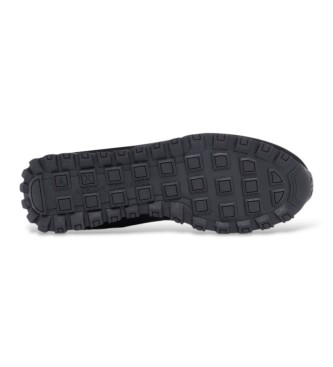 A|X Armani Exchange Sneakers i mesh och mocka med snörning i svart
